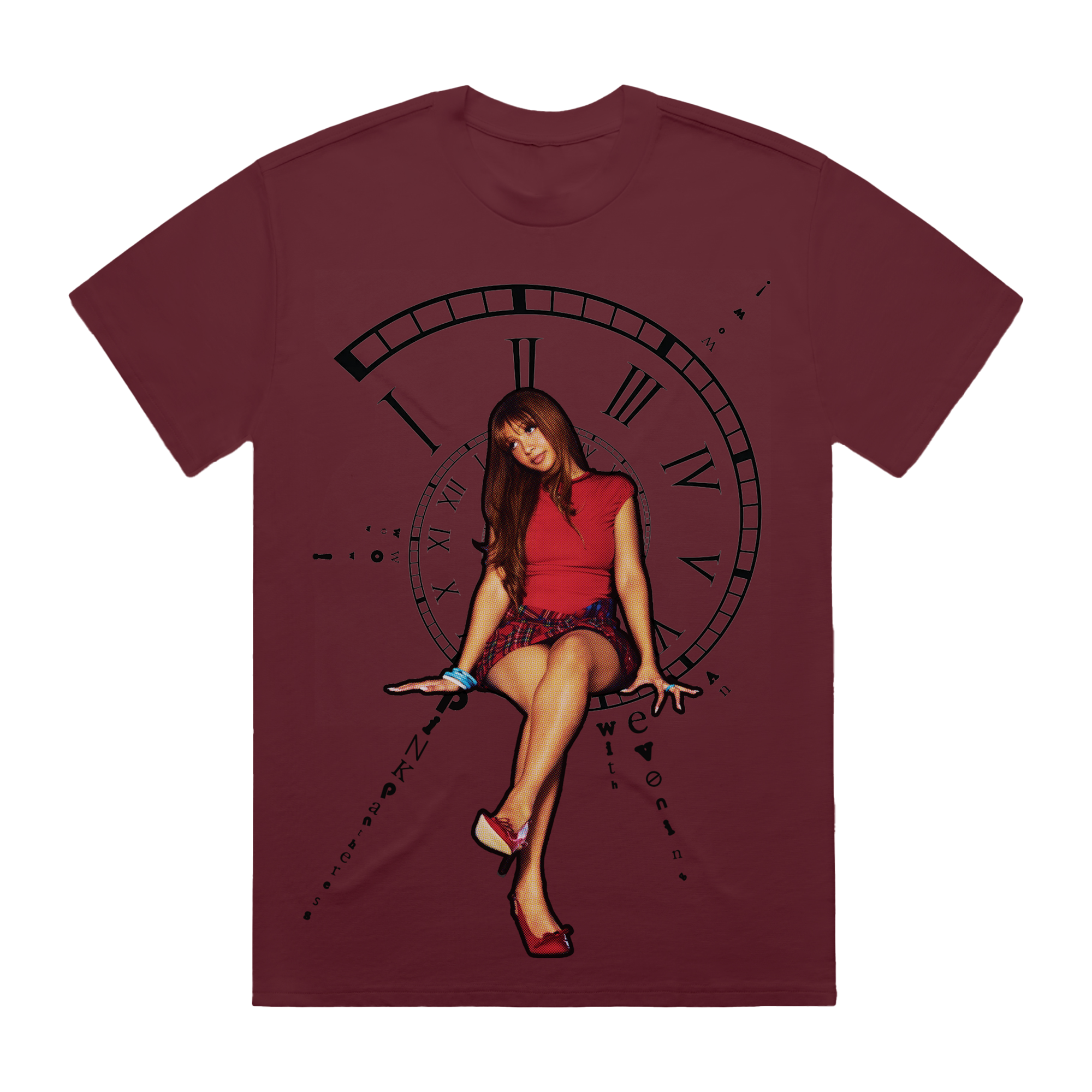 Burgundy Tour T-Shirt