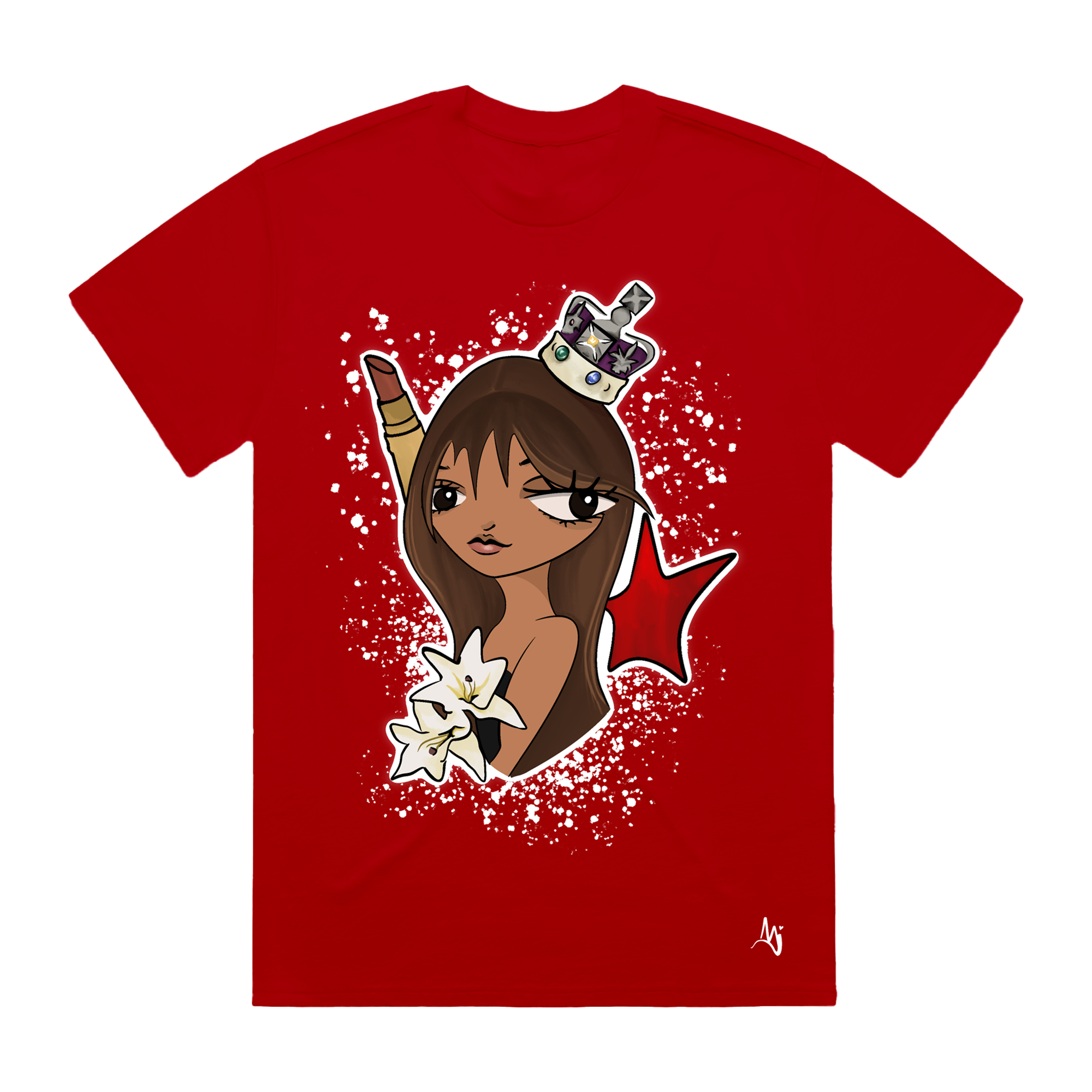 Red Fan Art T-Shirt