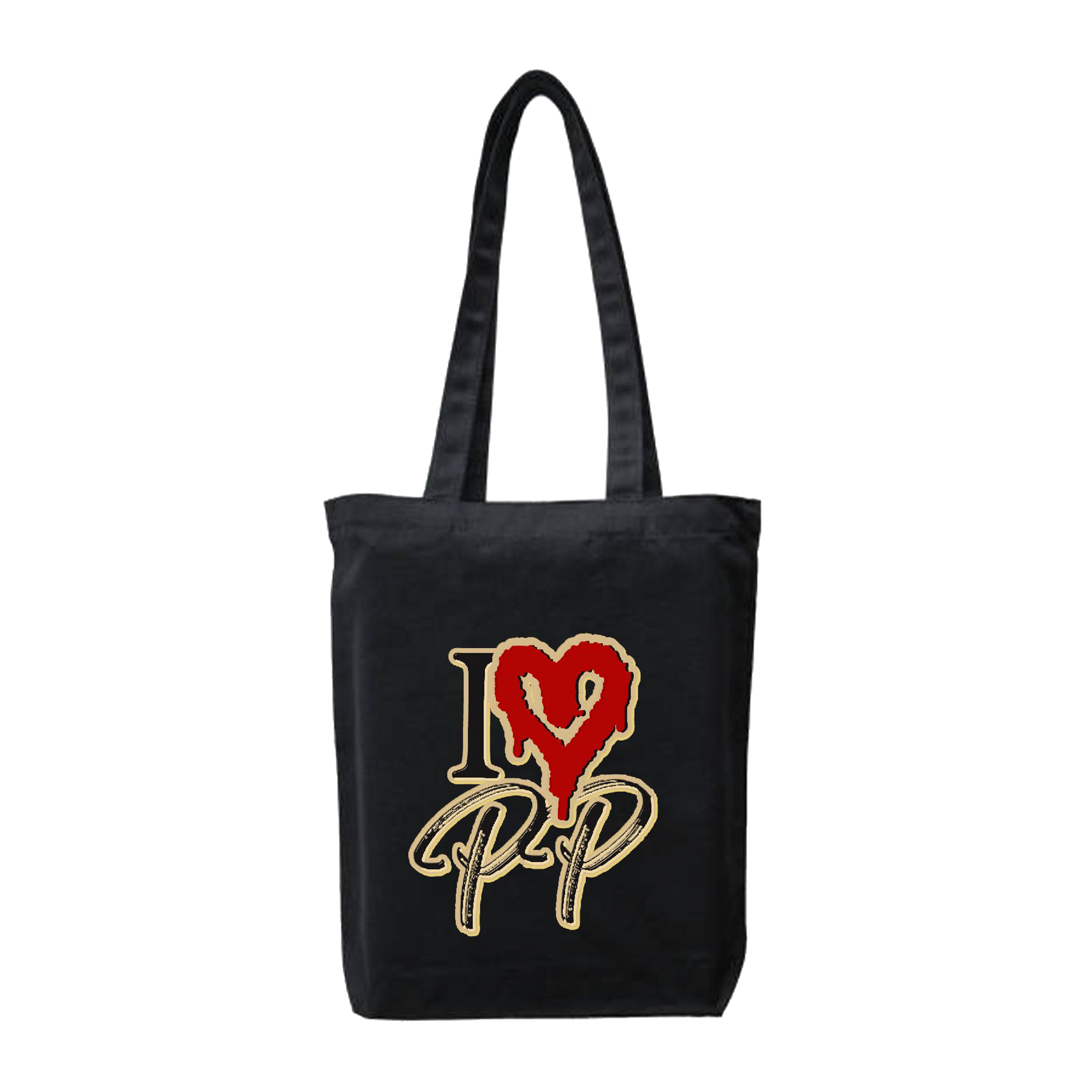 Black Logo Tote Bag